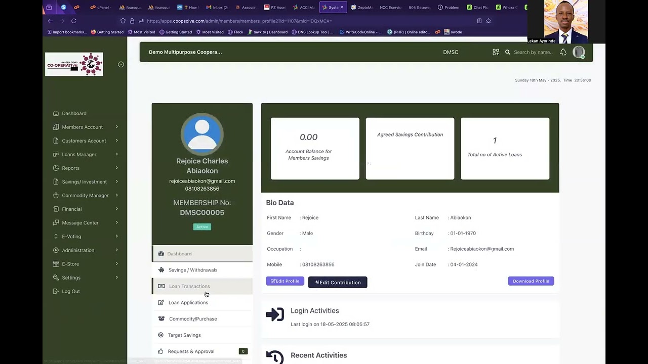 Posting Savings Credit, Debit and Withdrawal on Coopsolve Cooperative Management Software
