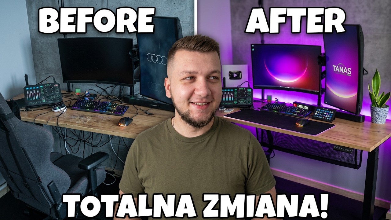 Prezentacja Mojego Stanowiska ?🤔♡ Unboxing Biurka FlexiSpot E7 PRO ☆ Tanas 😍