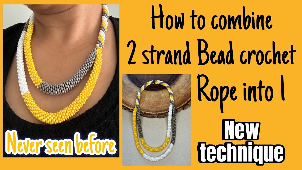 Absolutely new technique to join 2 bead crochet tubes into 1. In-depth tutorial for all levels.