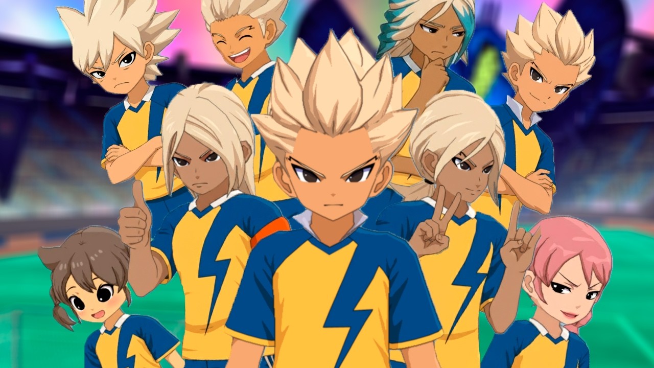 Fiz um time apenas com a familia Goeunji (Tem 6 gouenjis diferentes) | Inazuma eleven victory road