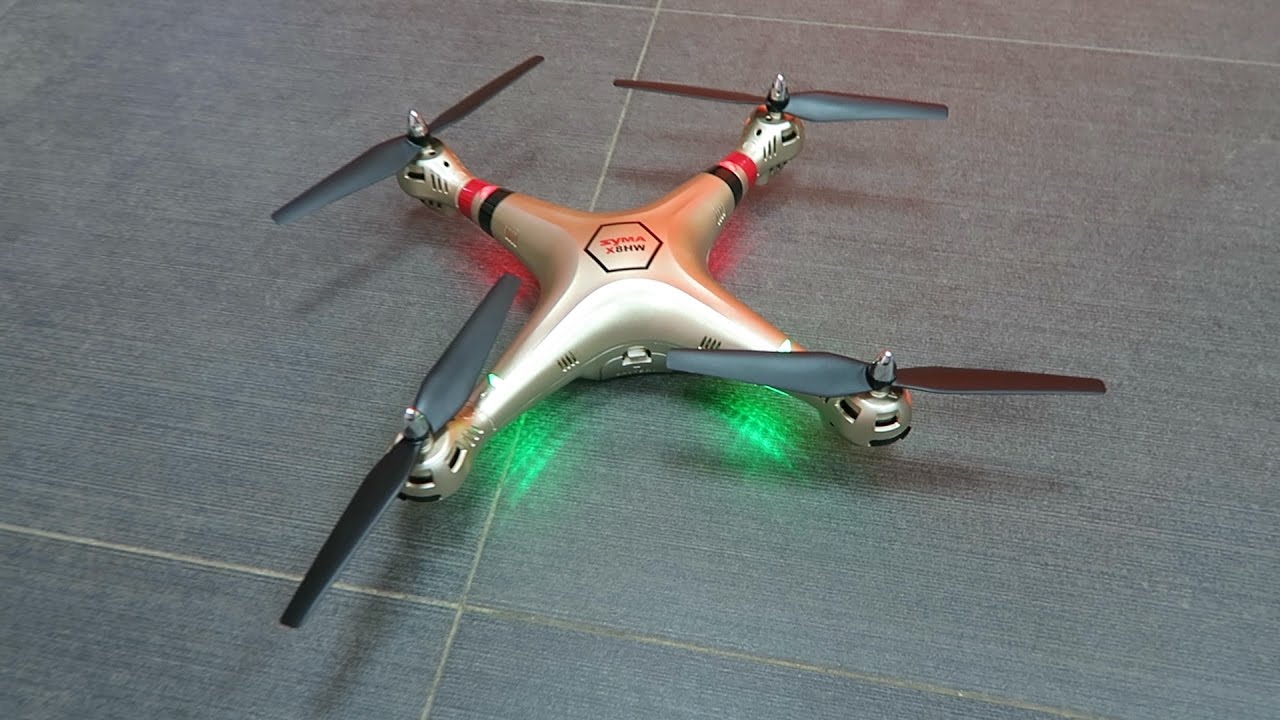 ТЕСТ - Радиоуправляемый квадрокоптер Syma X8HW Wi-Fi FPV с видеокамерой 2.4GHz