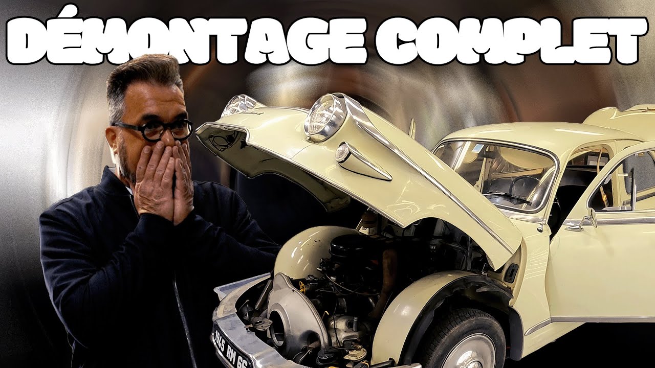 DÉMONTAGE COMPLET D'UNE PANHARD PL17 EN ACCÉLÉRÉ !