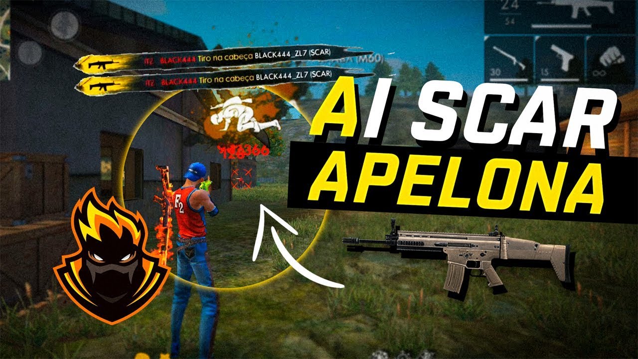 COM ESSA HABILIDADE DE PRECISÃO A SCAR PASSA DOS LIMITES - FREE FIRE