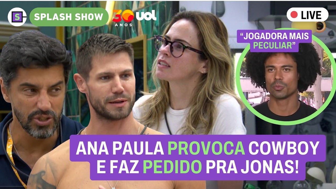 🔴 Ana Paula provoca Cowboy; Breno no Mais Você; Felca é criticado após lei; Alanis Guillen termina +
