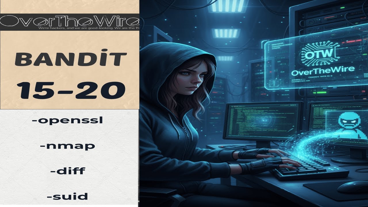 Beraber Çözelim - OverTheWire Bandit [15-20] (openssl,nmap,diff,suid)