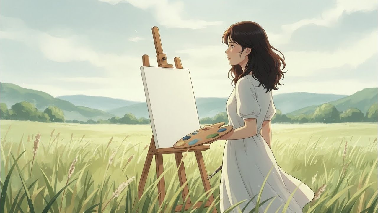 Where the Wild Grass Moves | A Slow Morning of Painting