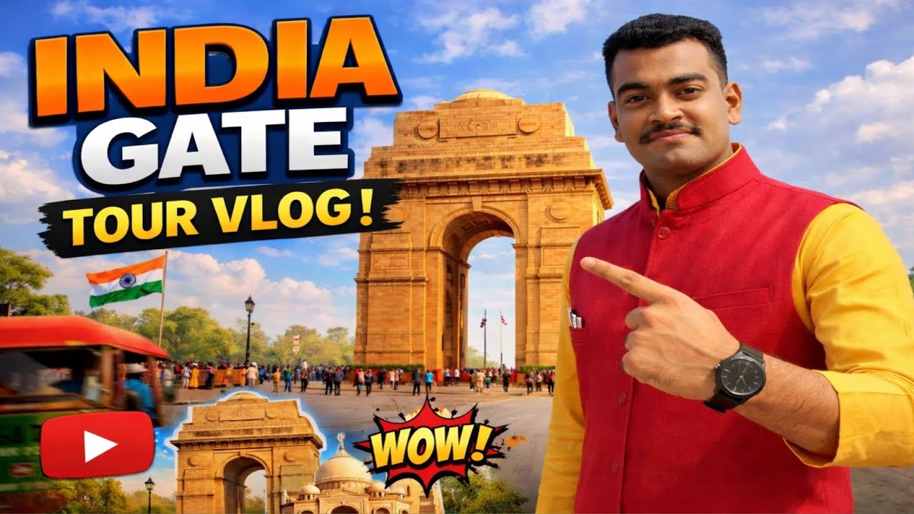India Gate Tour 2026 | Delhi Most Beautiful Place 😍#india #viralvideo #youtube #vlog #travel #video 