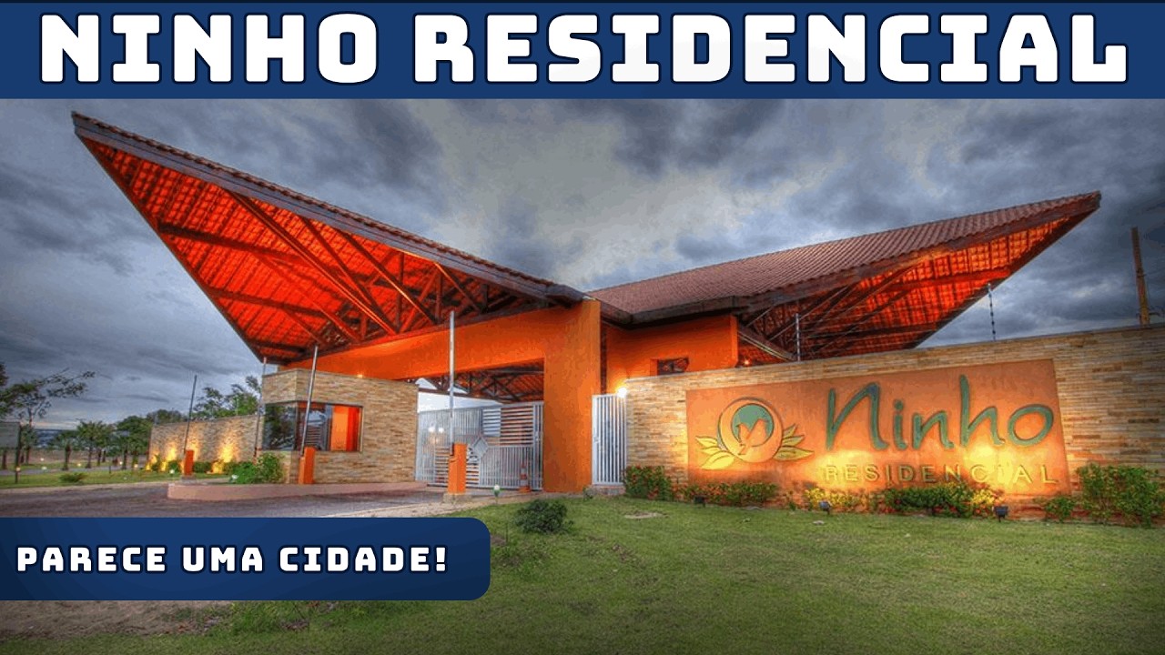 Um condomínio que parece uma cidade, CONHEÇA o Ninho Residencial