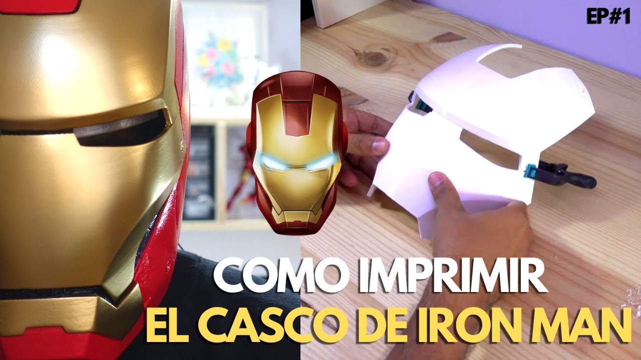 Como fabricar el casco de Ironman ? | Proyecto de Impresion 3D Ironman Mark III EP#1