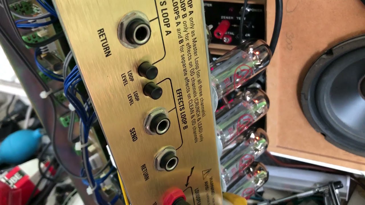 Marshall TSL100 JCM2000 - How to change tubes and Bias with new Reverb Tank