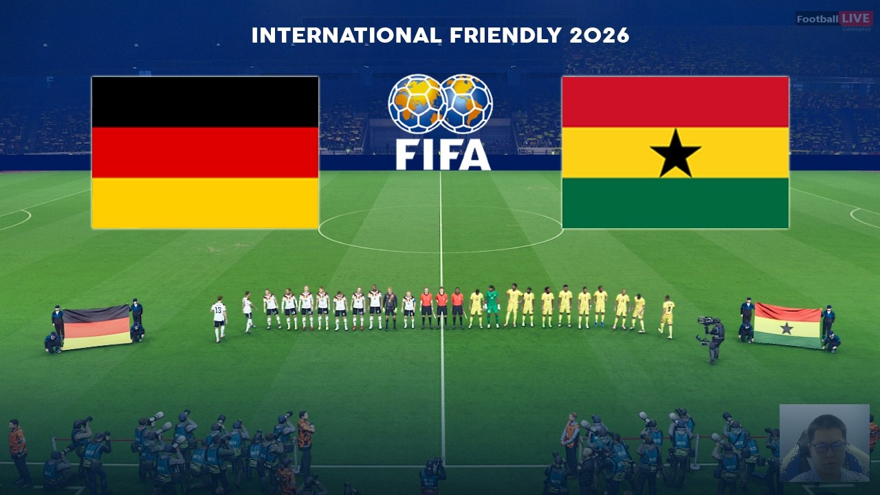 GERMANY vs GHANA - International Friendly 2026 | Full Match All Goals | Simulation PES