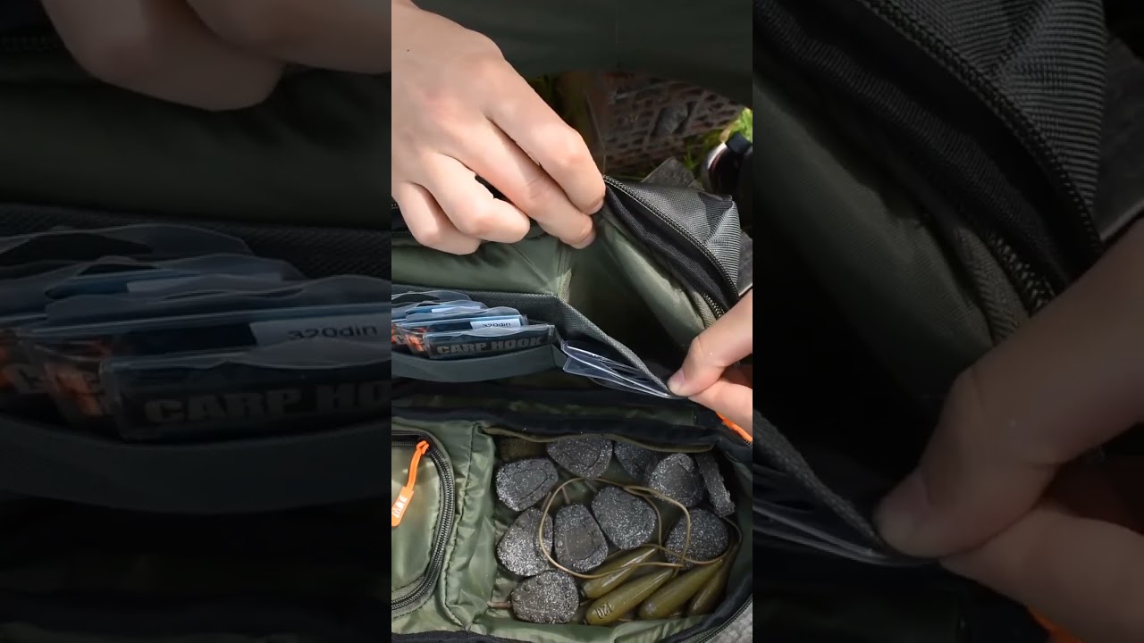 MATE GOLIATH CARP CAMO LEADS & ACCESORIES BAG