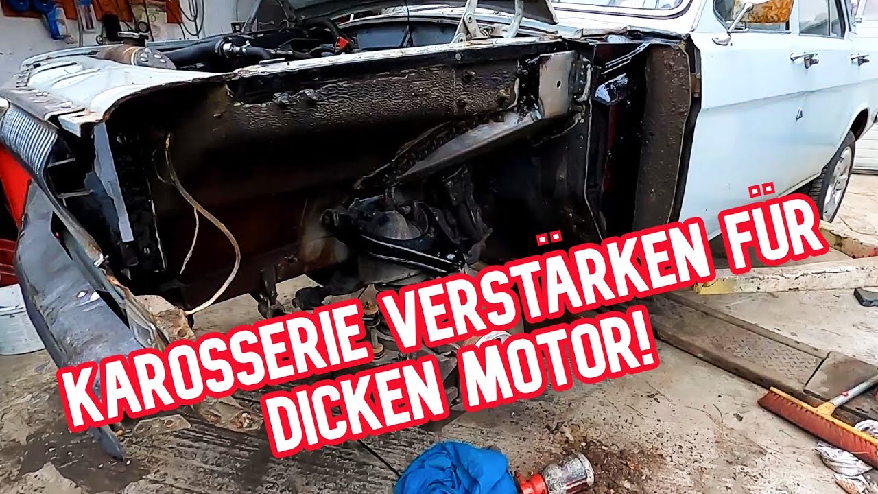 Karosserie Vorbereitungen am Wolga für den Mercedes OM605 TURBO Motor! (OM605 Umbau Teil 2)