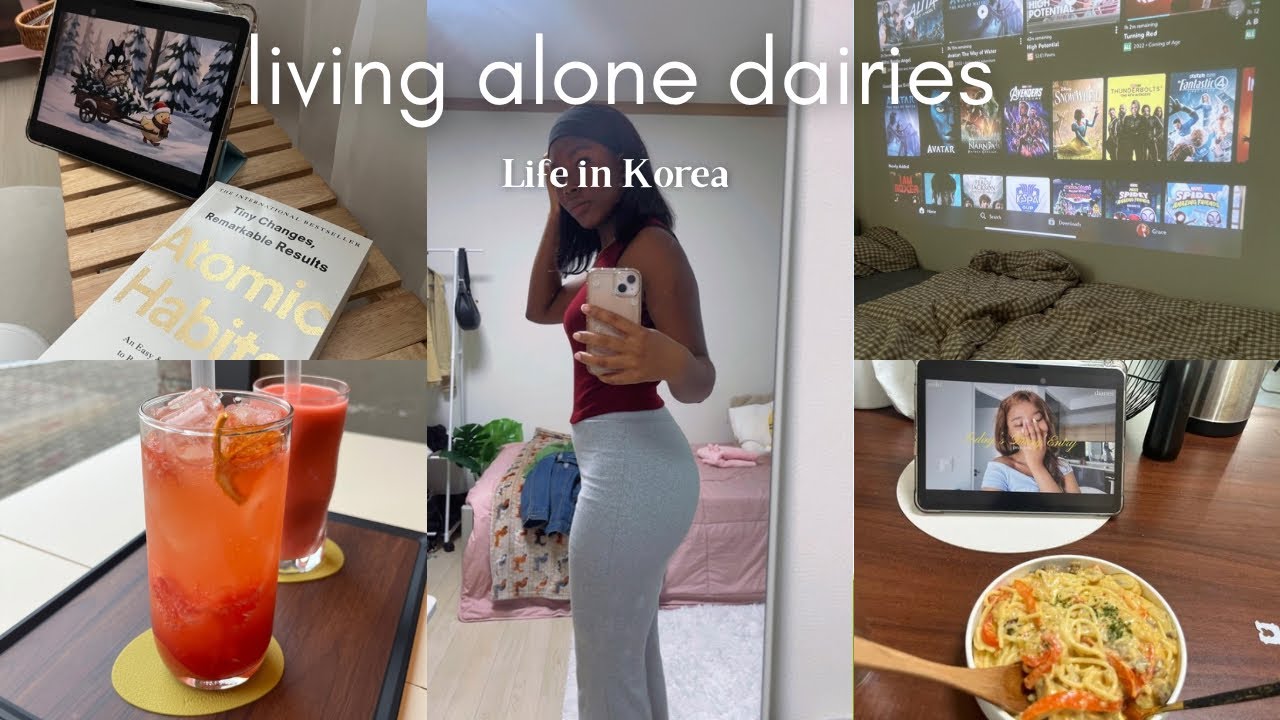 Days in my life in Korea🌼| Living alone dairies | grocery haul, cooking, movie nights | not a silent
