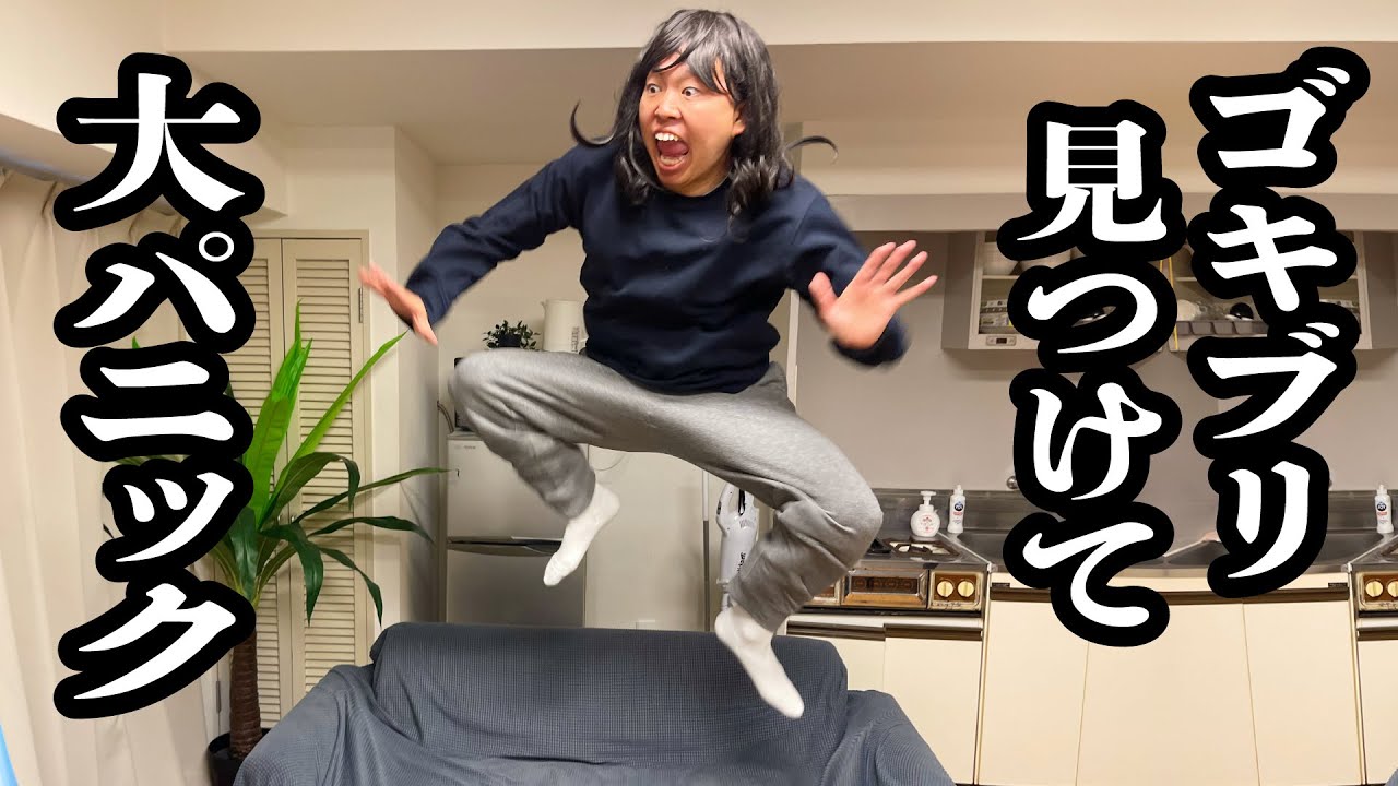 家にゴキが出て、テンパるけど、覚醒して仕留めるOL【ジェラードン】