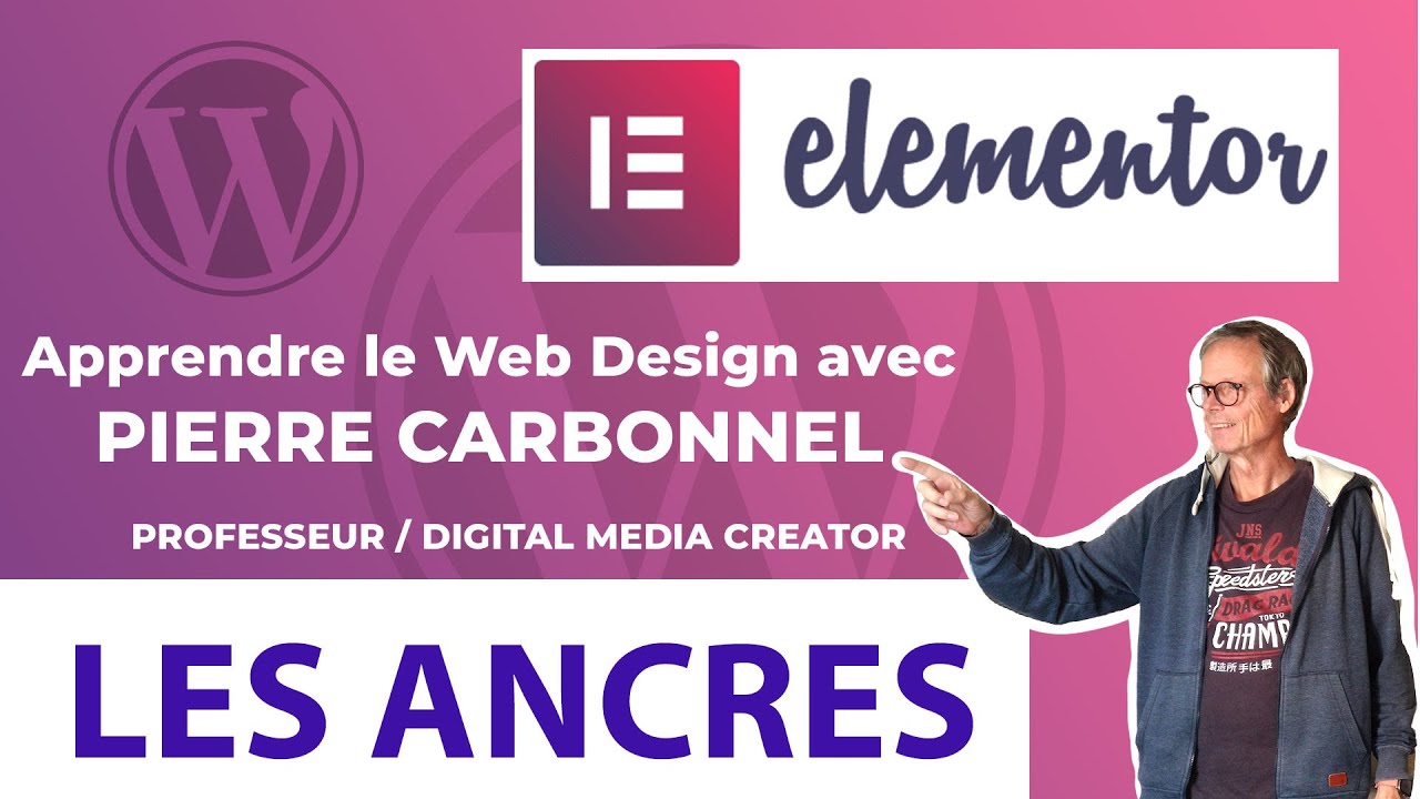 WORDPRESSS ELEMENTOR - LES ANCRES DE NAVIGATION