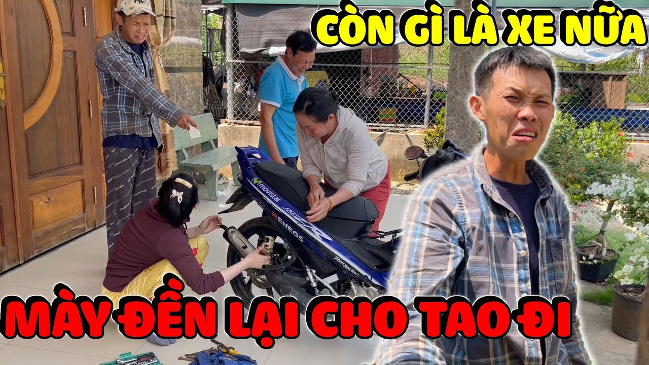 Yến Báo Sửa Xe Nhưng Quên Lắp Thắng Cho Sơn Báo Và Cái Kết | Anh Ba Báo