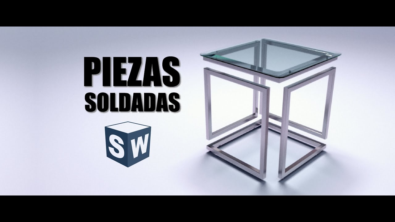 Cubo Infinito | Piezas Soldadas | SolidWorks