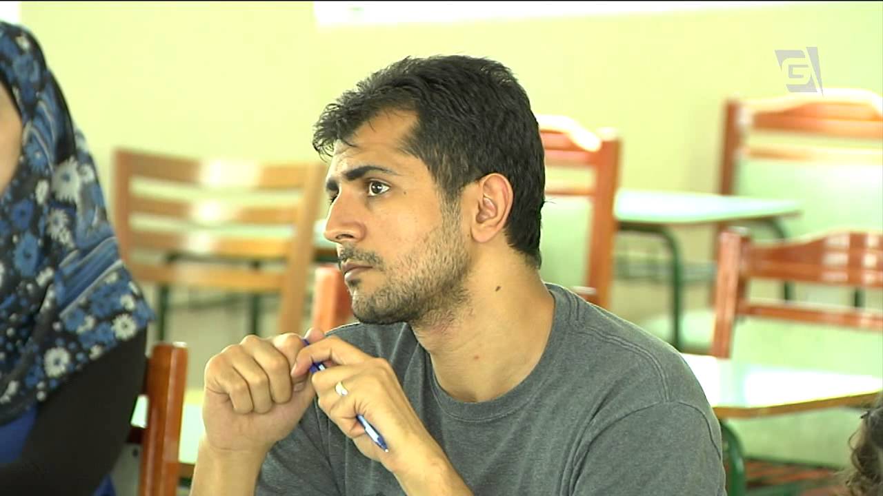 Refugiados sírios têm aulas de português em São Paulo