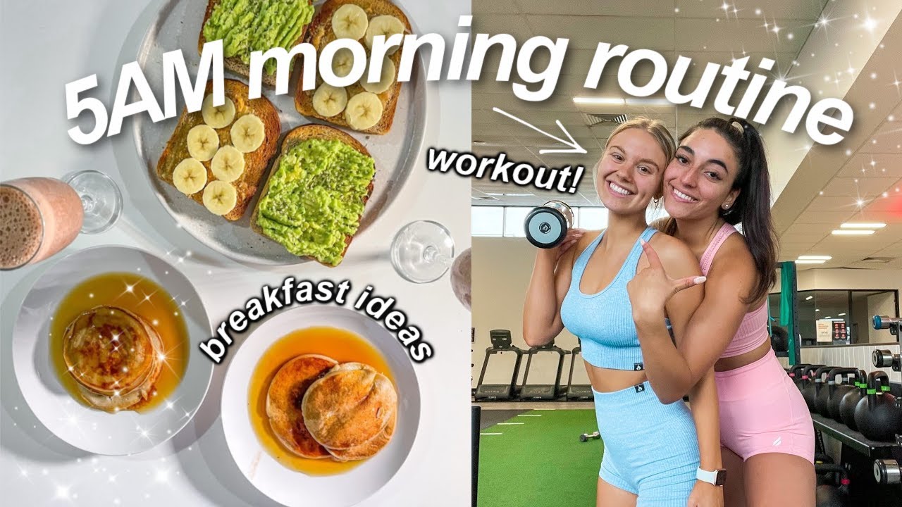 *productive* 5AM MORNING ROUTINE! | healthy habits, skin-care, workout routine! 2021