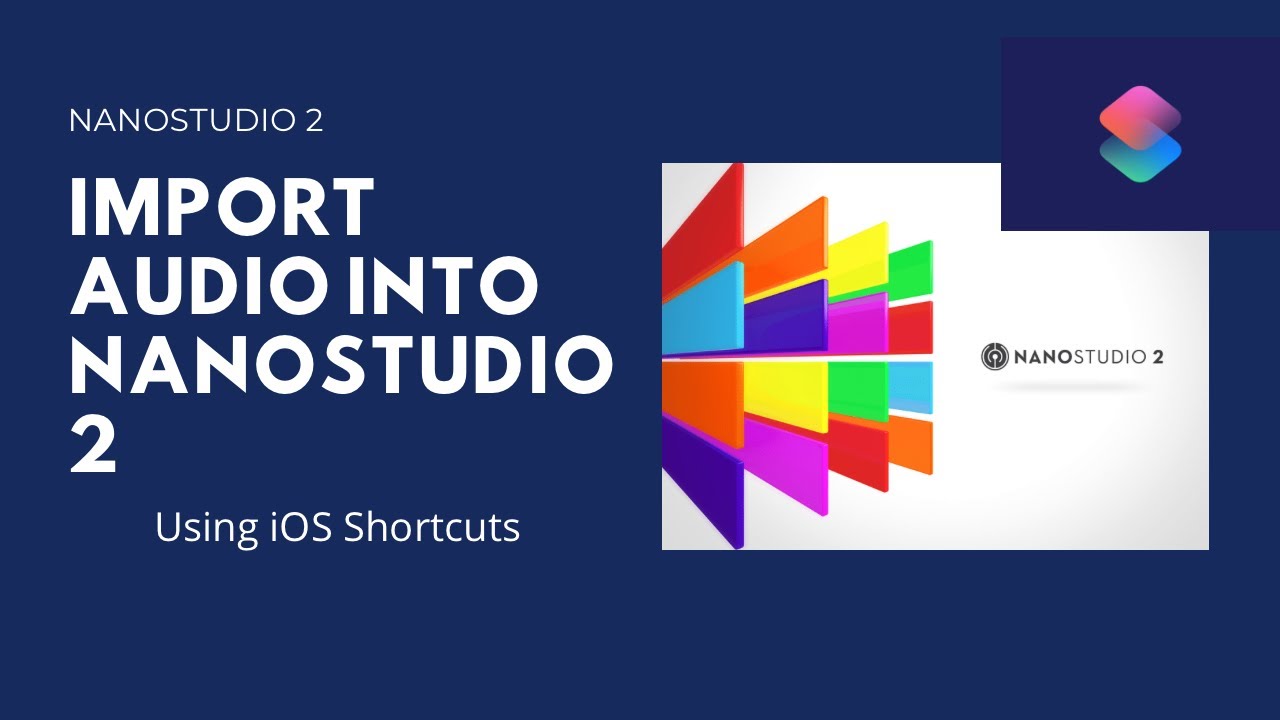How to import audio stems into Nanostudio 2