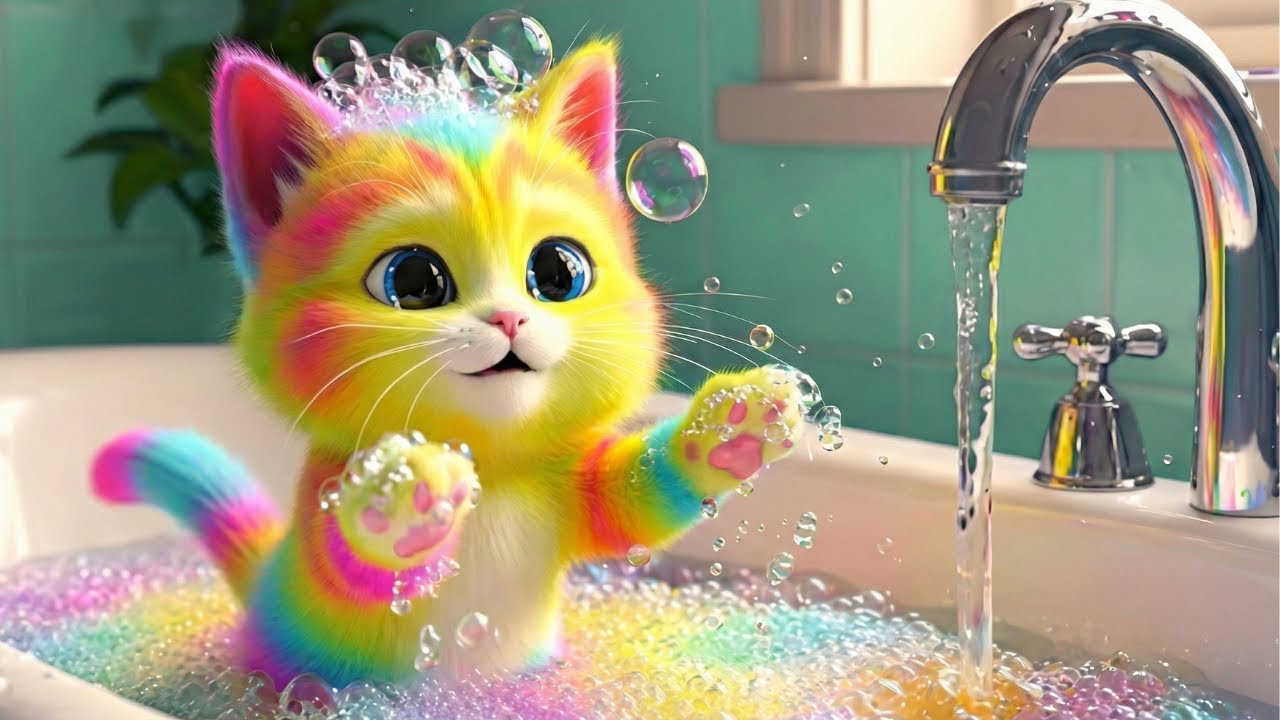 😱О боже! 🐱Котенок проглотил моющее средство и получил смертельное проклятие! ​​🧼✨ Шокирующая исто...