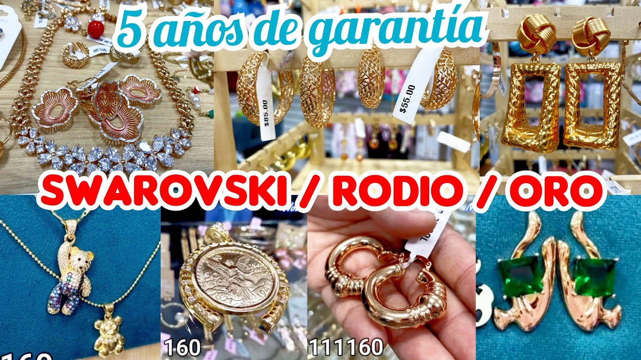 Nueva JOYERIA FINA con ORO, SWAROVSKI, ACERO, RODIO, ACCESORIOS 🙀 IZAZAGA 151 | ENVÍOS GRATIS!