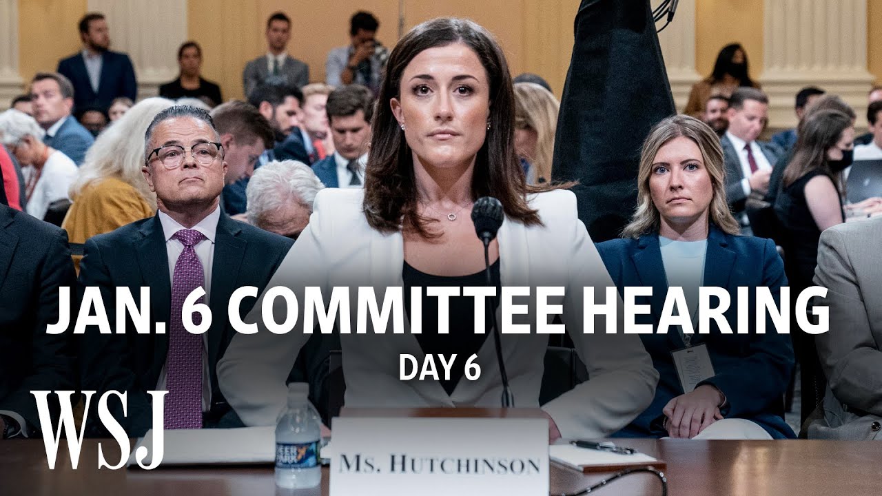 Watch Live: House Jan. 6 Committee Hearing | WSJ
