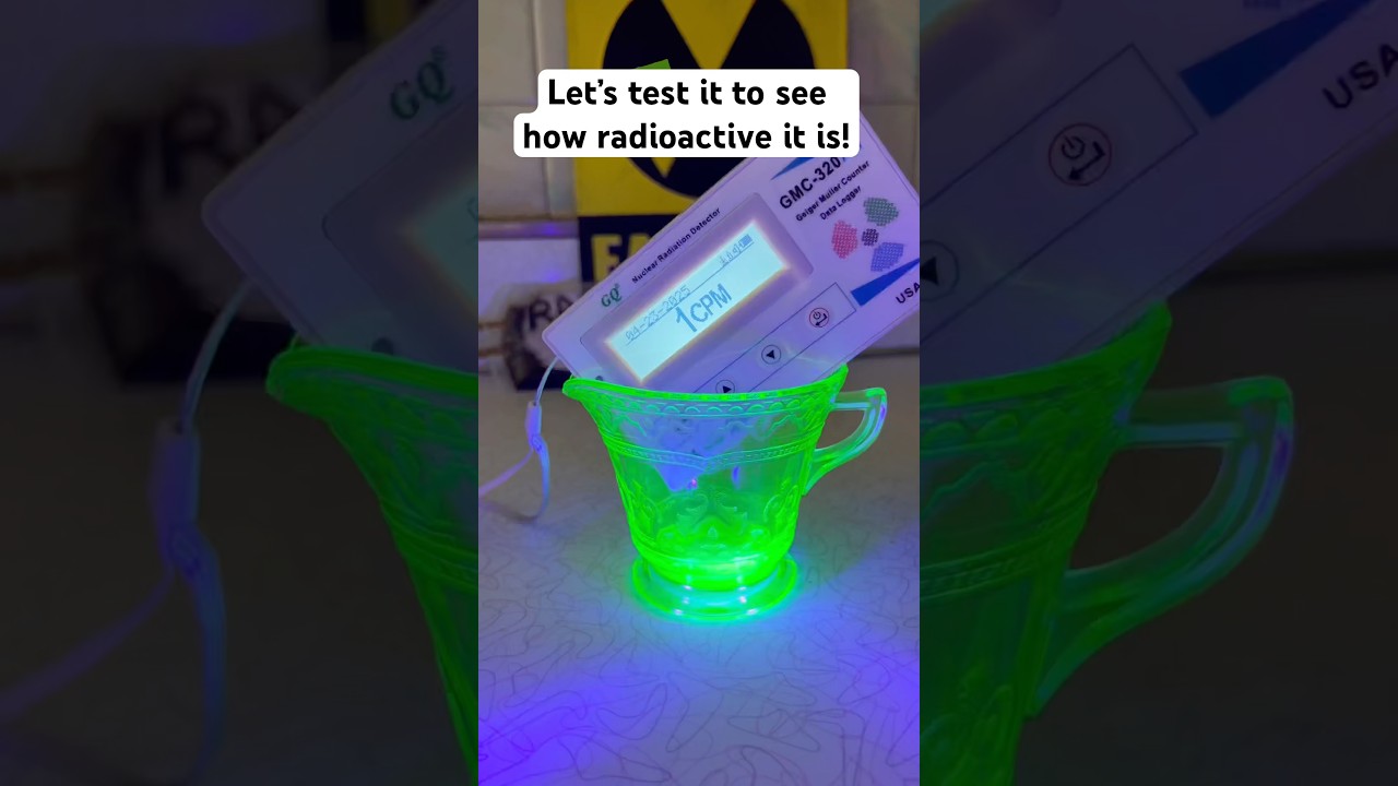 FINDING & TESTING RADIOACTIVITY OF URANIUM GLASS!