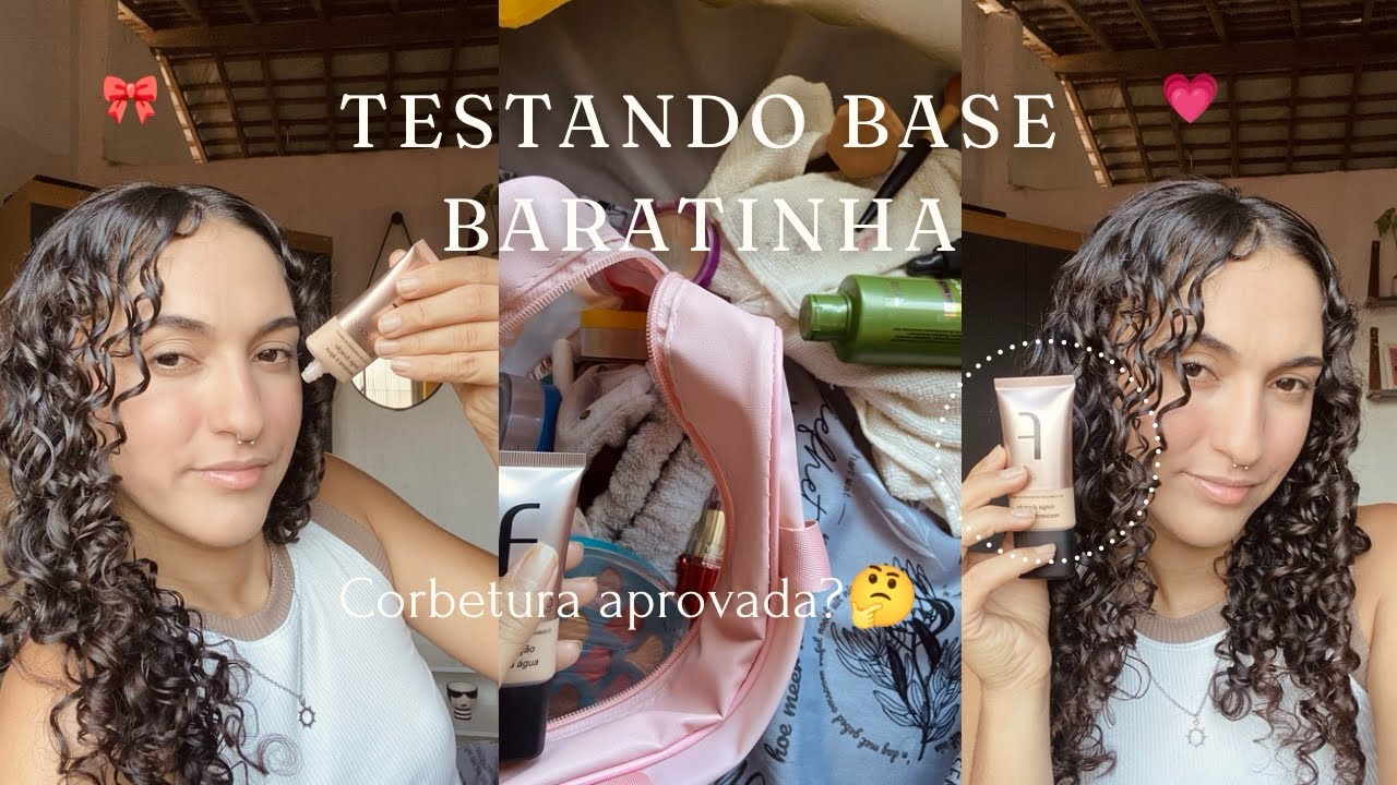 TESTANDO BASE BARATINHA 💝🎀🛍️