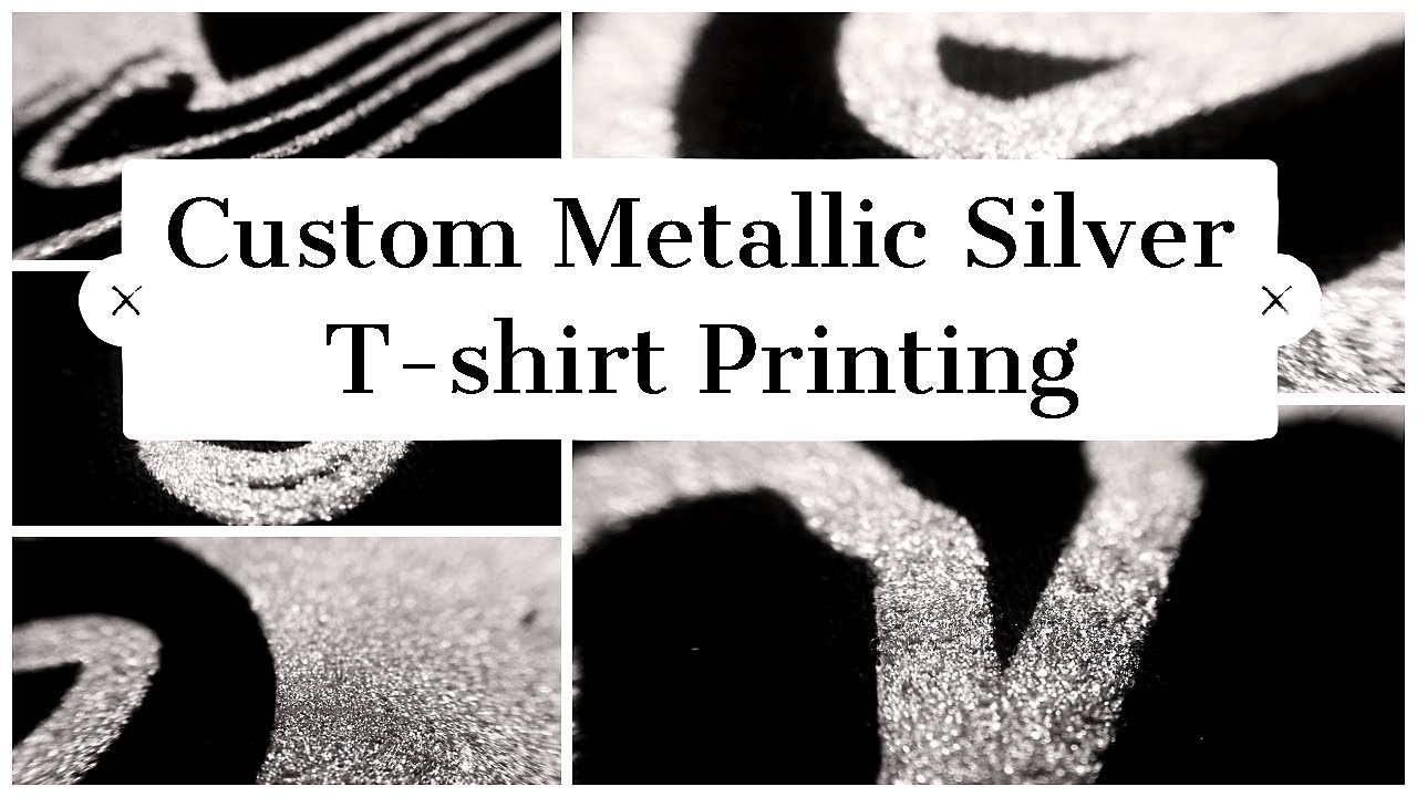 Metallic Silver T-shirt Printing Services