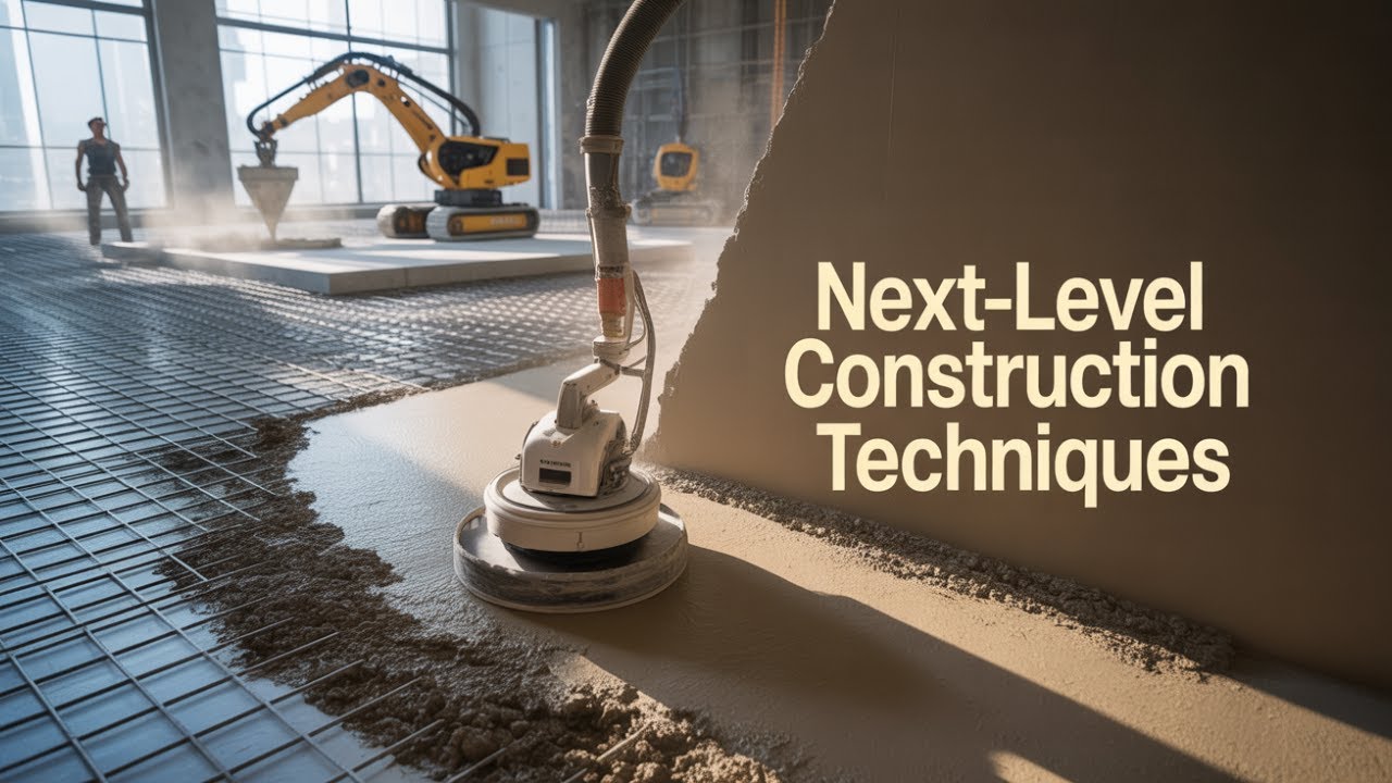 13 Next-Level Construction Machines & Building Innovations You Must See | Robotics, Flooring
