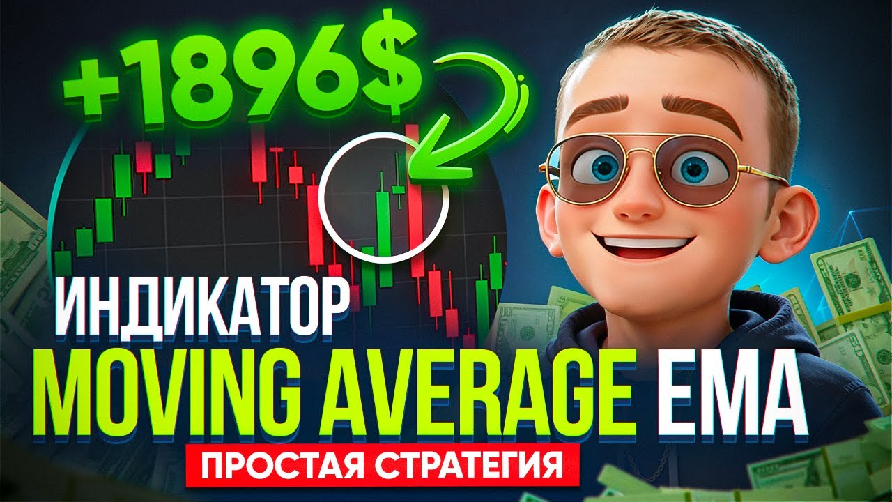 Заработал 1896$ на индикаторе EMA — простая стратегия, которая реально работает