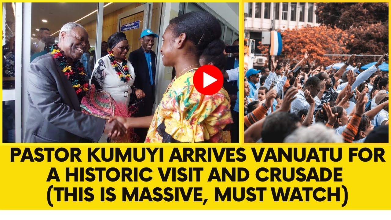 Pastor Kumuyi Arrives Vanuatu for a HISTORIC Visit And Crusade