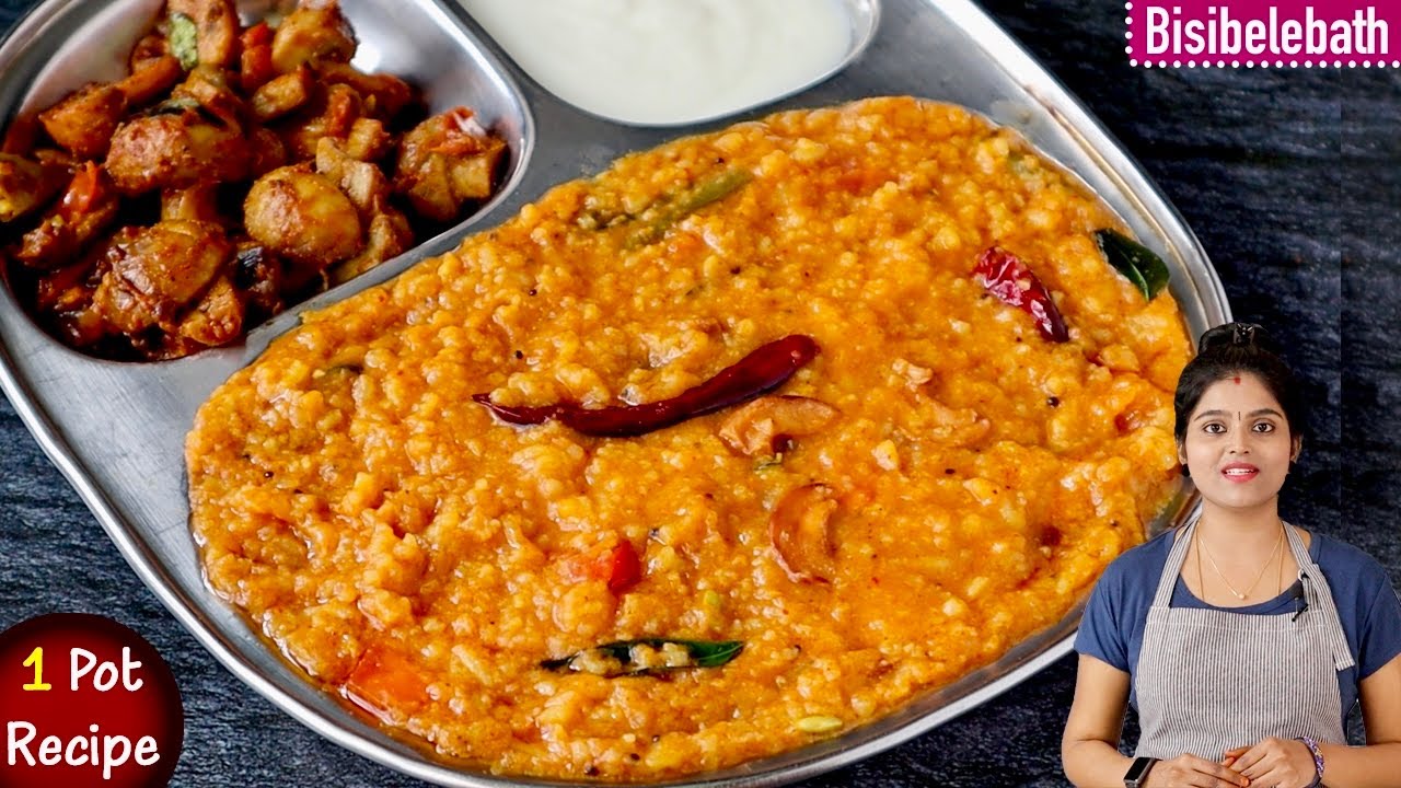 பிஸ்பேல்லா பாத் சுவையாக செஞ்சு அசத்துங்க👌| BISIBELLABATH | Sambar Sadam | Sambar Rice in Tamil