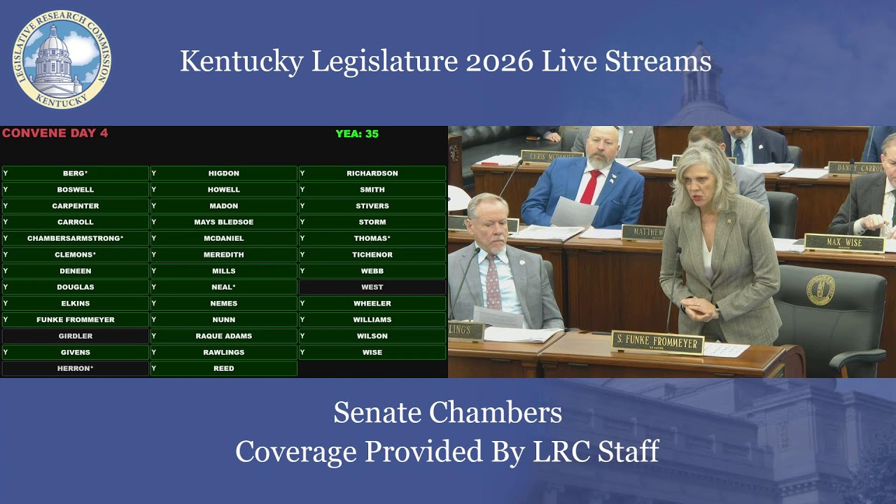Senate Legislative Session, Day 4 (1-9-26)