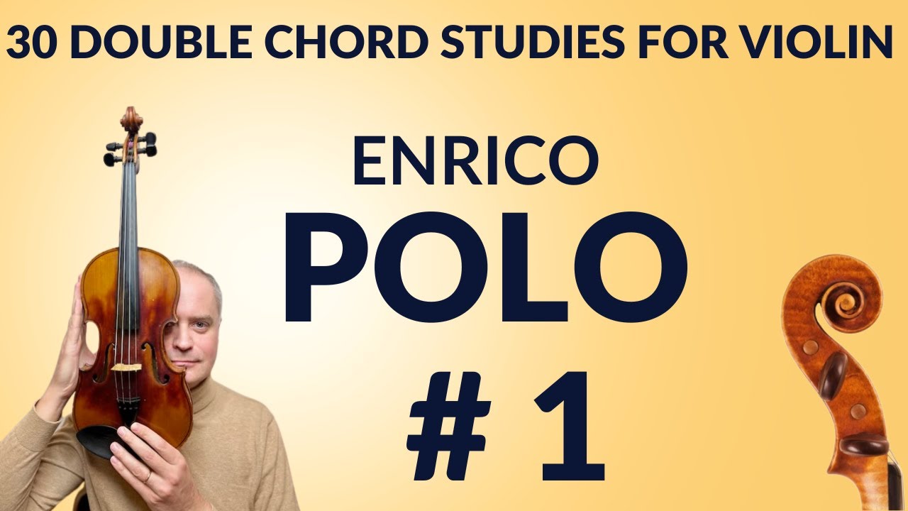 Enrico Polo - 30 Double Chord Studies for Violin - Etude no. 1