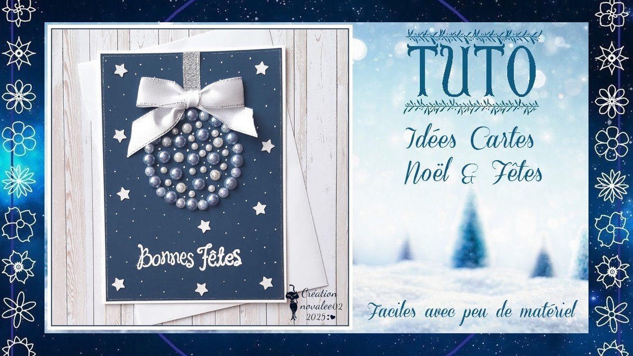 Idées Cartes 🎅 Noël 🎄et Fêtes  (Faciles)🧡