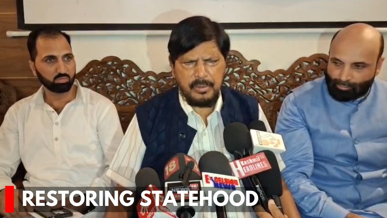 Modi Govt Committed to Restore J&K Statehood: Union Minister Athawale