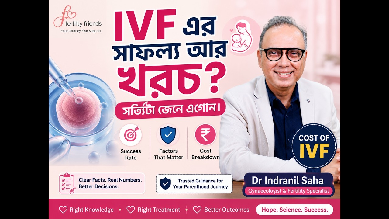 IVF এর সাফল্য আর খরচ? সত্যিটা জেনে এগোন। Dr Indranil Saha | Cost of IVF