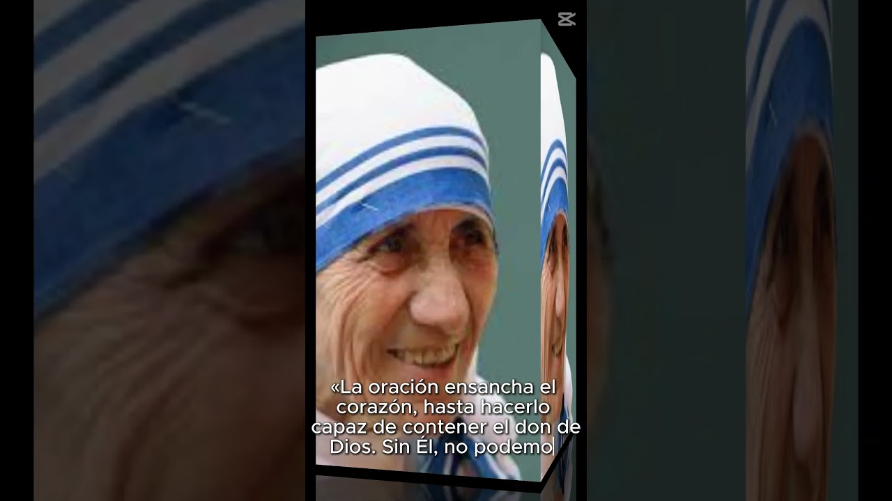 Frases de Santos -Santa Teresa de Calcuta- #amor  #fe  #alcielo #frases #frasesdesantos  #santos