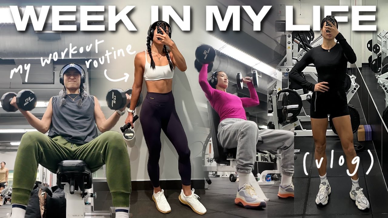 WEEK IN MY LIFE | My 4-Day Gym Split, Healthy Habits + Getting Back Into Routine!