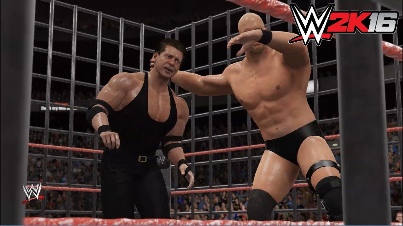 WWE 2k16 - Steve Austin vs. Vince Mcmahon: St. Valentines Day Massacre - Austin 3:16 Part 14