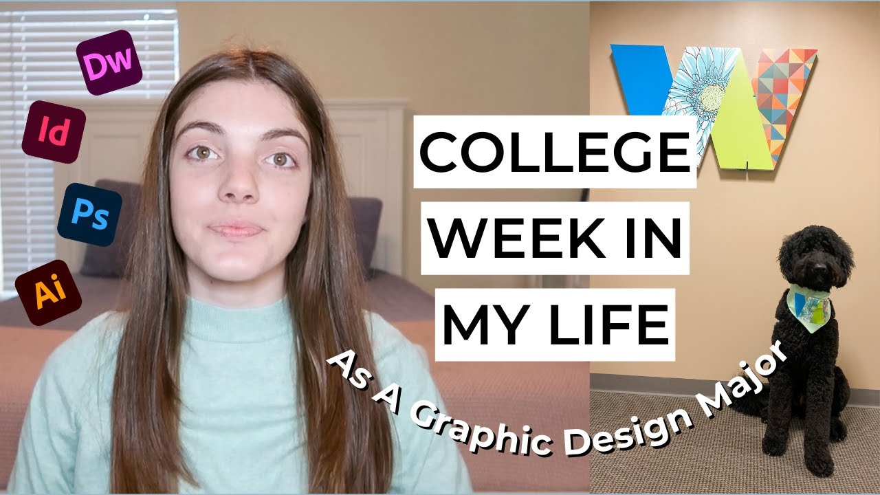 COLLEGE WEEK IN MY LIFE | graphic design major & what it's really like