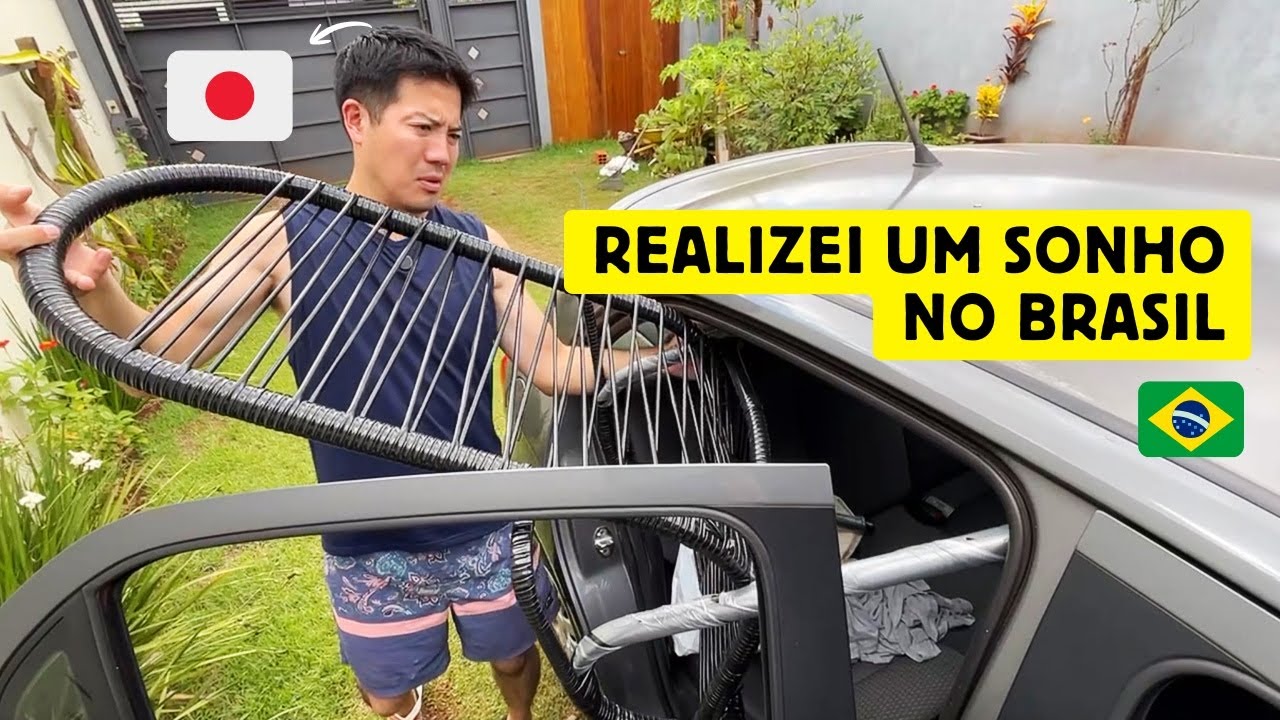 Realizei um sonho no Brasil