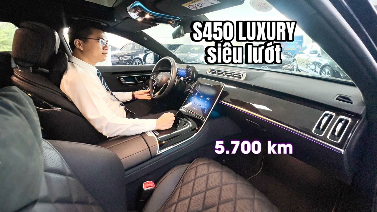 Mercedes S450 Luxury model 2023 - xe sếp Tổng sử dụng siêu lướt 5.700 km chính Hãng