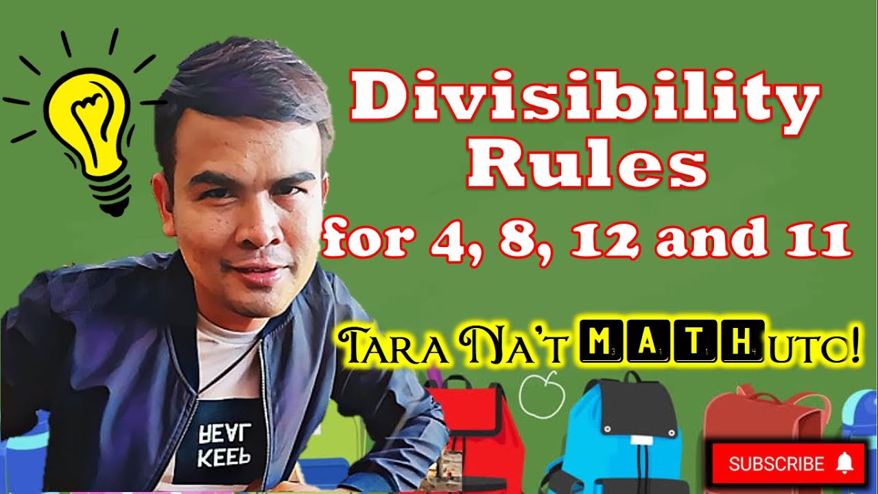 Divisibility Rules for 4, 8, 12 and 11  I  Mathematics 5 -Week 2
