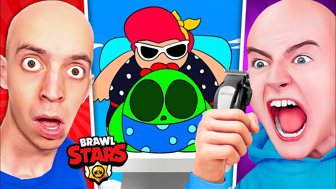 NICHT LACHEN oder GLATZE SCHNEIDEN in BRAWL STARS !!