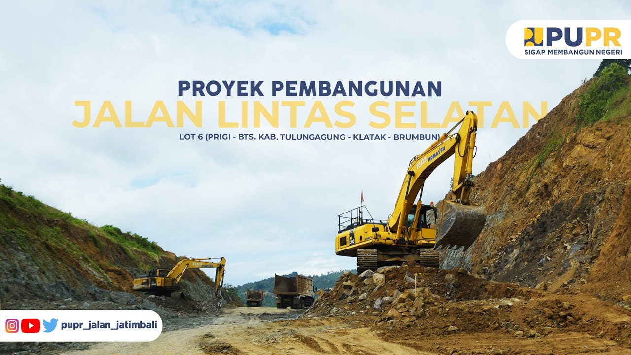 PROYEK PEMBANGUNAN JLS Lot.6 (Prigi-Bts. Kab. Tulungagung-Klatak-Brumbun) #infobinamarga