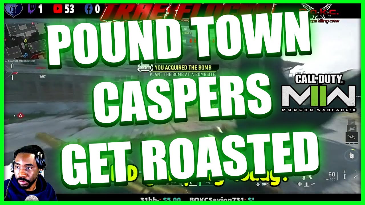 HILARIOUS ARGUMENTS! COD MODERN WARFARE II! FLOCKA VS THE POUND TOWN CASPERS! #BOKC #GOMFSFB